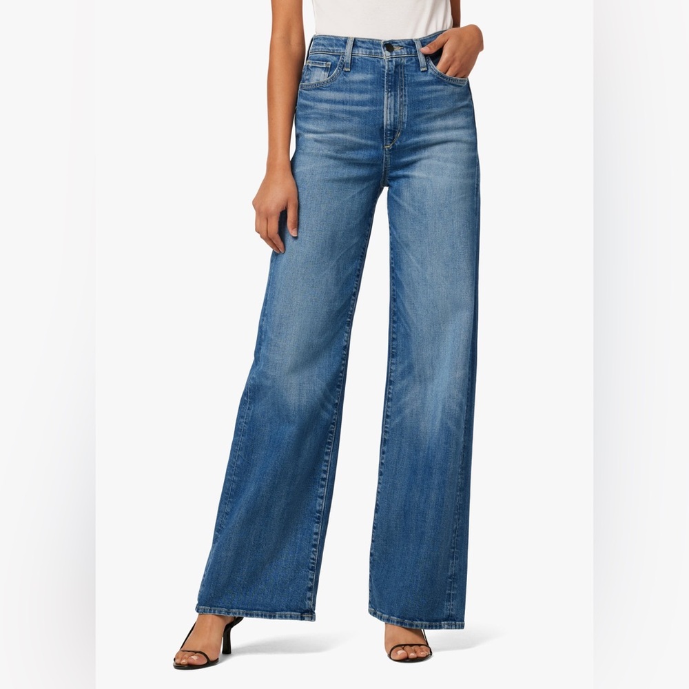 Joe's Jeans Blue Flare Wide Leg Denim